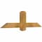 Ekena Millwork Eugene Rough Sawn Timber Gable Bracket, Western Red Cedar, 48"W x 14"H x 4"D x 4"F, 7/12 Pitch GBW048X14X0404EUG00RWR - alternate 2